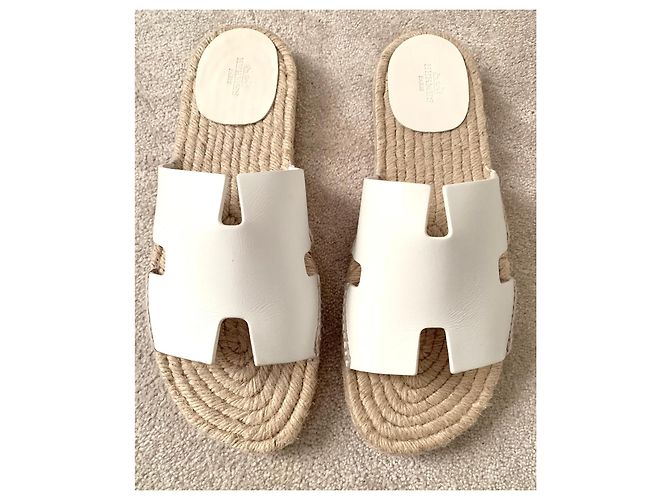 Hermès SANDALI ANTICHI HERMES Bianco - vista 2