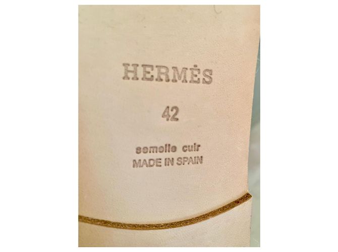 Hermès SANDALI ANTICHI HERMES Bianco - vista 5