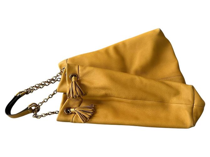 Dolce & Gabbana DG Leder vertikale Tragetasche Senf - Ansicht 10