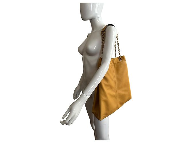 Dolce & Gabbana DG Leder vertikale Tragetasche Senf - Ansicht 12