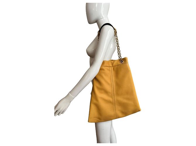 Dolce & Gabbana DG Leder vertikale Tragetasche Senf - Ansicht 13