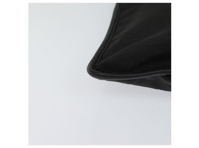 Borsa a spalla Salvatore Ferragamo in nylon nero Auth bs23806 - vista 10