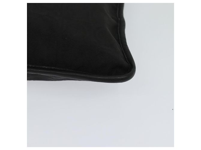 Borsa a spalla Salvatore Ferragamo in nylon nero Auth bs23806 - vista 11