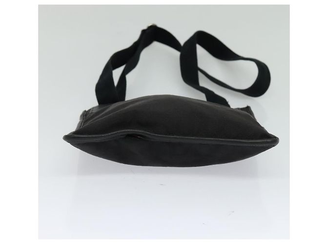 Borsa a spalla Salvatore Ferragamo in nylon nero Auth bs23806 - vista 9