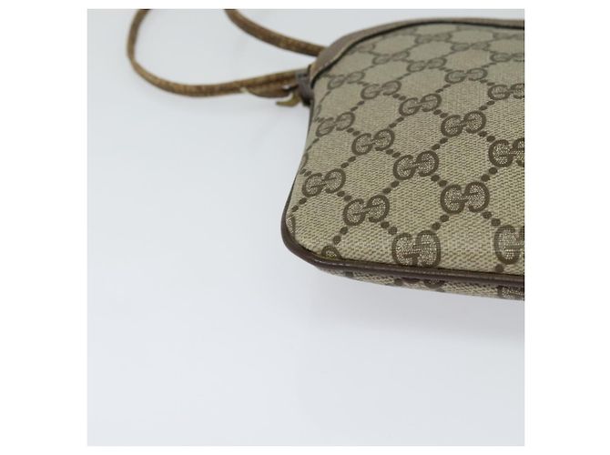 GUCCI GG Supreme Web Borsa Sherry Linea PVC Beige Verde Rosso 904 02 047 Auth EC913 - vista 10