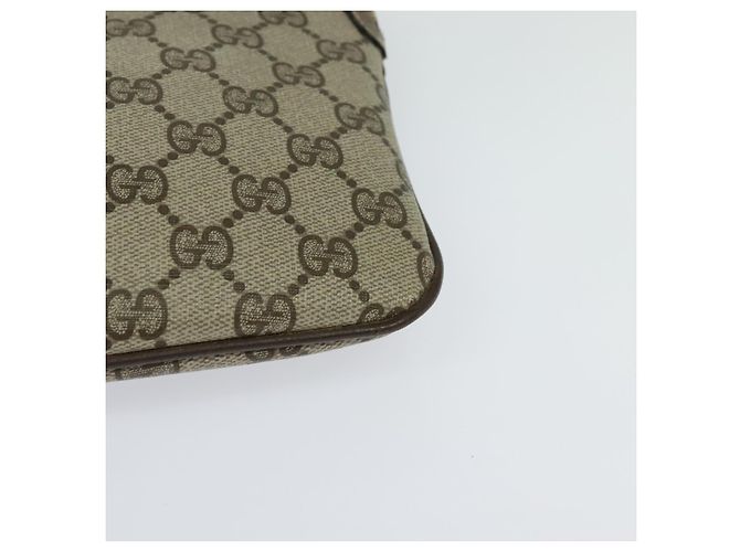 GUCCI GG Supreme Web Borsa Sherry Linea PVC Beige Verde Rosso 904 02 047 Auth EC913 - vista 11