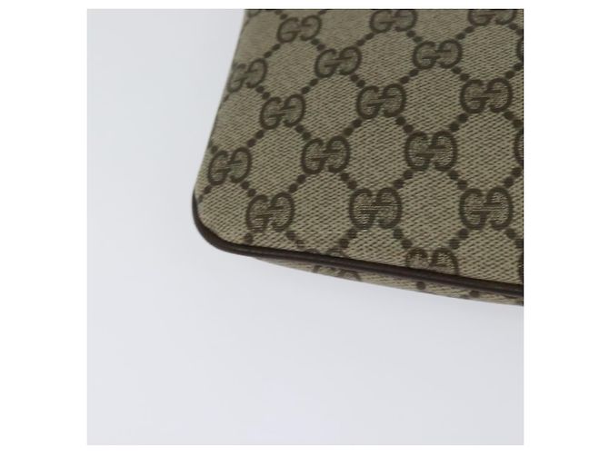 GUCCI GG Supreme Web Borsa Sherry Linea PVC Beige Verde Rosso 904 02 047 Auth EC913 - vista 12