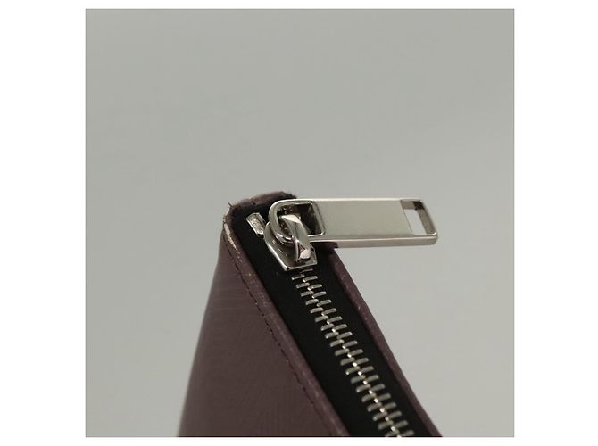 Pochette Christian Dior in pelle PVC viola Auth bs24156 Porpora - vista 14