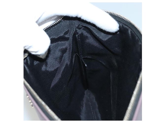 Pochette Christian Dior in pelle PVC viola Auth bs24156 Porpora - vista 17