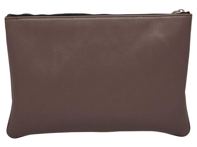 Pochette Christian Dior in pelle PVC viola Auth bs24156 Porpora - vista 3