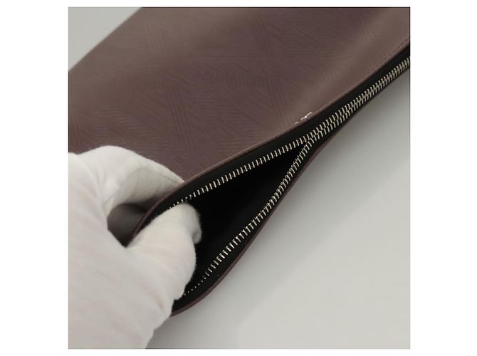 Pochette Christian Dior in pelle PVC viola Auth bs24156 Porpora - vista 7