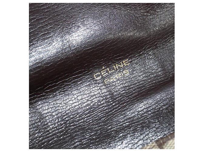Céline Borsa a spalla Celine C Sulky in tela beige Auth EC1017 - vista 16