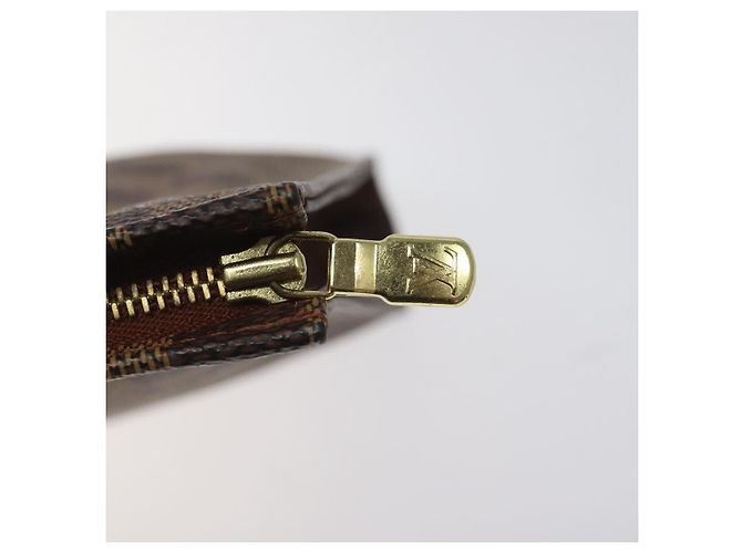 LOUIS VUITTON Poche Toilette 26 Damier Ebene N47543 LV Auth EC1007 - vista 8