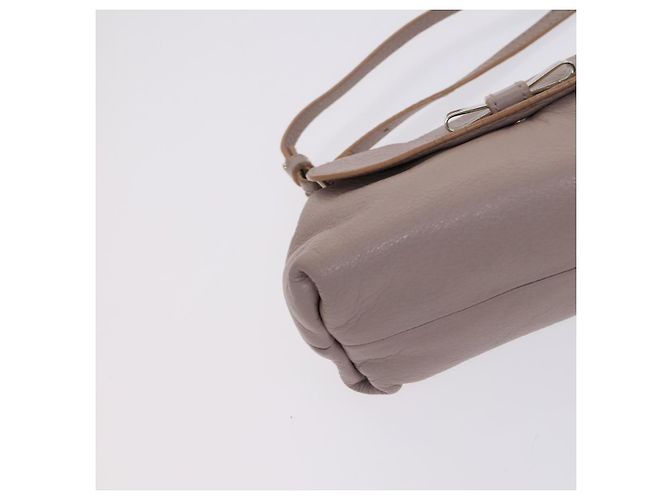 Chloé Borsa a spalla in pelle beige Chloe Lily Auth bs23861 - vista 13