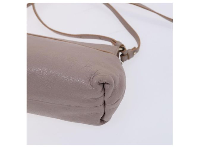 Chloé Borsa a spalla in pelle beige Chloe Lily Auth bs23861 - vista 14