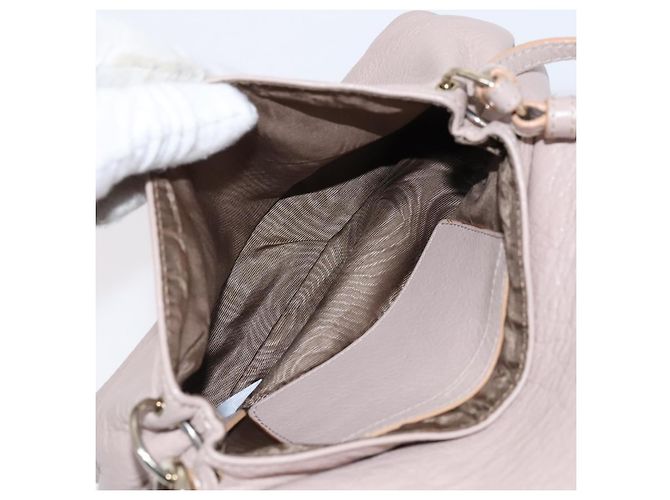Chloé Borsa a spalla in pelle beige Chloe Lily Auth bs23861 - vista 18