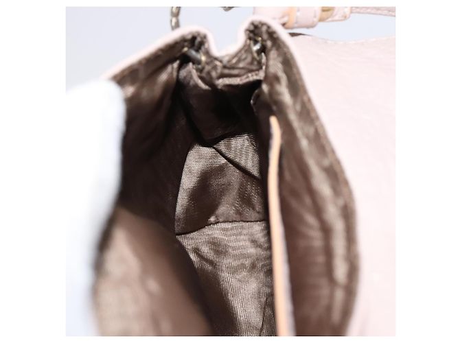 Chloé Borsa a spalla in pelle beige Chloe Lily Auth bs23861 - vista 19
