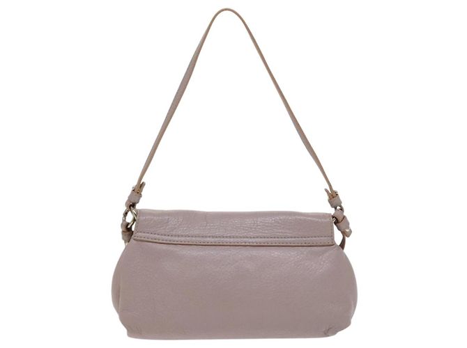 Chloé Borsa a spalla in pelle beige Chloe Lily Auth bs23861 - vista 3