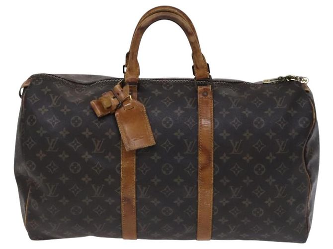 LOUIS VUITTON Monogram Keepall 50 Borsa Boston M41426 LV Auth EC556 Monogramma - vista 2