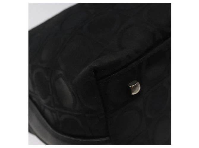 Borsa a mano in tela nera Salvatore Ferragamo Auth bs23793 Nero - vista 11