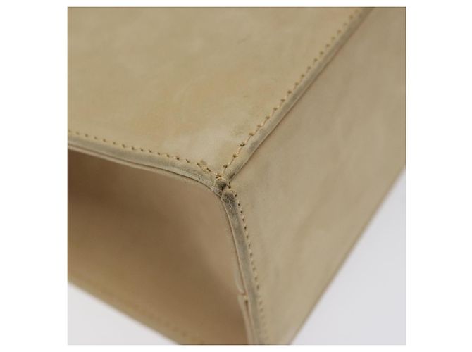 Borsa a mano Salvatore Ferragamo in suede beige oro Auth hk2342 D'oro - vista 11