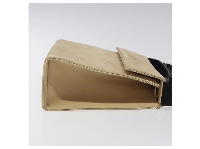 Borsa a mano Salvatore Ferragamo in suede beige oro Auth hk2342 D'oro - vista 4