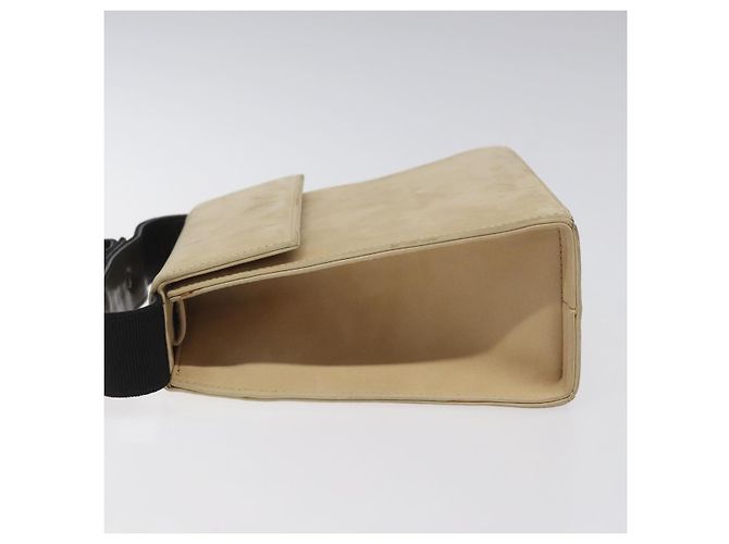 Borsa a mano Salvatore Ferragamo in suede beige oro Auth hk2342 D'oro - vista 5