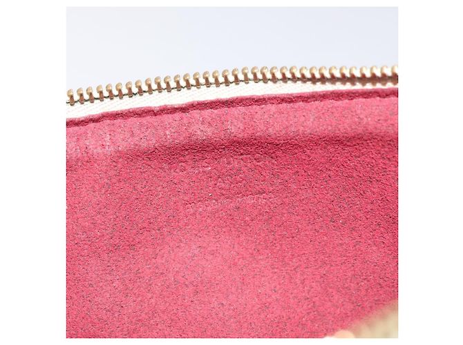 LOUIS VUITTON Monogram Multicolor Pochette GM Pouch White M60027 LV Auth hk2317 - view 10