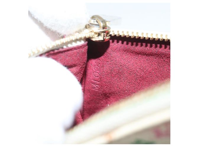 LOUIS VUITTON Monogram Multicolor Pochette GM Pouch White M60027 LV Auth hk2317 - view 12