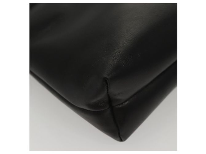 Borsa a Spalla Salvatore Ferragamo in Pelle Nera Oro Auth BA1003 Nero D'oro - vista 10