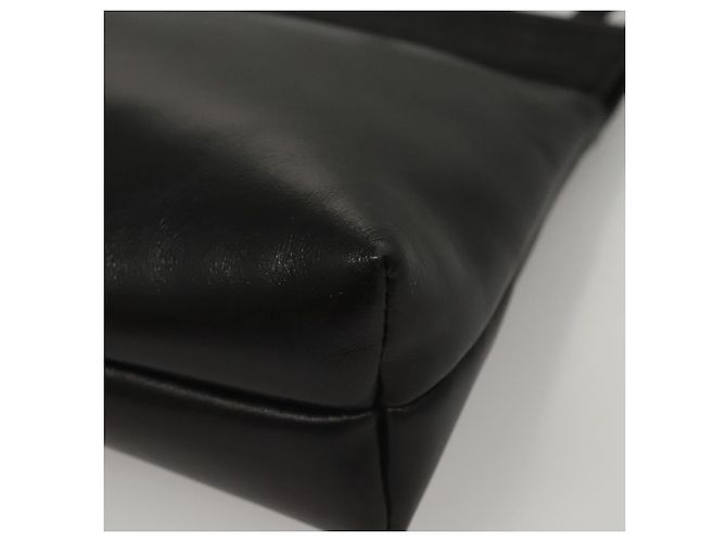 Borsa a Spalla Salvatore Ferragamo in Pelle Nera Oro Auth BA1003 Nero D'oro - vista 11