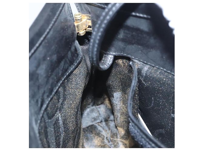Borsa a Spalla Salvatore Ferragamo in Pelle Nera Oro Auth BA1003 Nero D'oro - vista 18