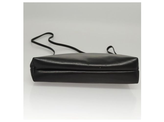 Borsa a Spalla Salvatore Ferragamo in Pelle Nera Oro Auth BA1003 Nero D'oro - vista 9