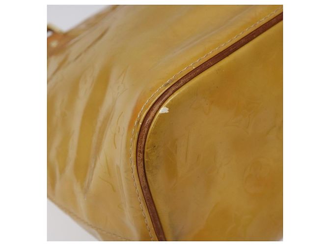 LOUIS VUITTON Monogram Vernis Borsa a Mano Houston Beige M91004 LV Auth hk2355 - vista 10