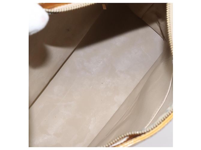 LOUIS VUITTON Monogram Vernis Borsa a Mano Houston Beige M91004 LV Auth hk2355 - vista 11