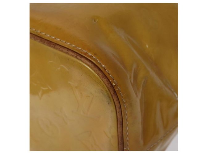 LOUIS VUITTON Monogram Vernis Borsa a Mano Houston Beige M91004 LV Auth hk2355 - vista 14