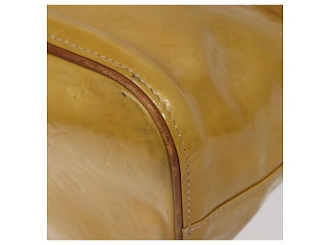 LOUIS VUITTON Monogram Vernis Borsa a Mano Houston Beige M91004 LV Auth hk2355 - vista 15
