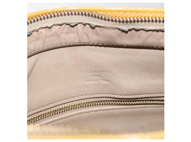 LOUIS VUITTON Monogram Vernis Borsa a Mano Houston Beige M91004 LV Auth hk2355 - vista 19
