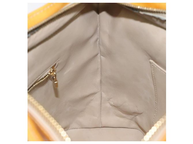 LOUIS VUITTON Monogram Vernis Borsa a Mano Houston Beige M91004 LV Auth hk2355 - vista 20