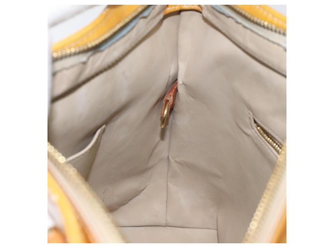 LOUIS VUITTON Monogram Vernis Borsa a Mano Houston Beige M91004 LV Auth hk2355 - vista 21