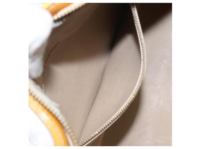 LOUIS VUITTON Monogram Vernis Borsa a Mano Houston Beige M91004 LV Auth hk2355 - vista 22
