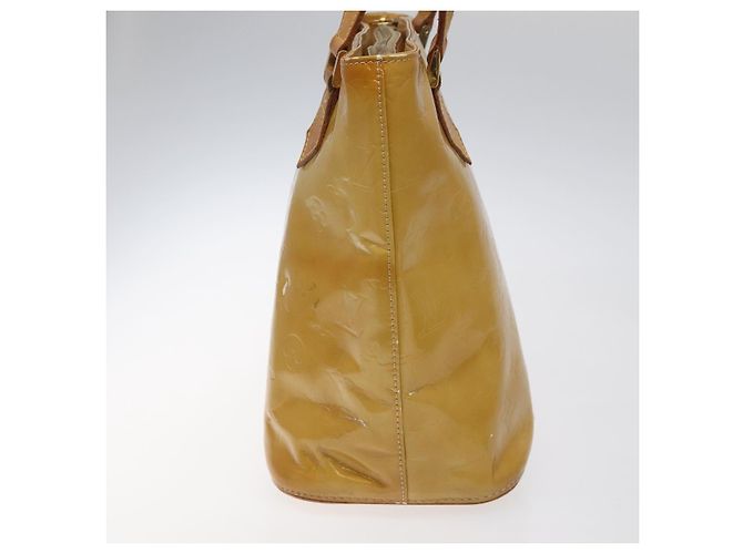 LOUIS VUITTON Monogram Vernis Borsa a Mano Houston Beige M91004 LV Auth hk2355 - vista 4