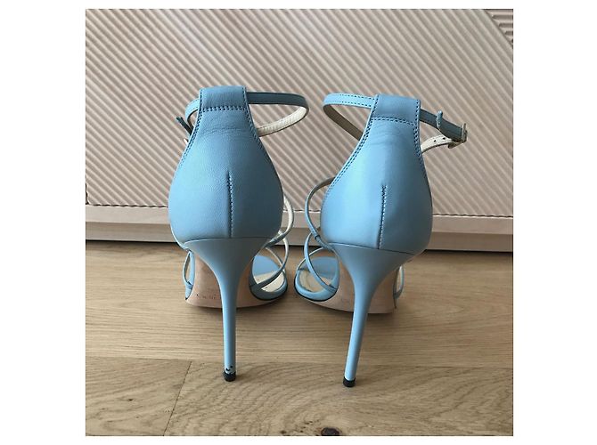 Sandali JIMMY CHOO T.EU 39 Pelle Blu - vista 3