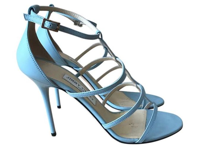 Sandali JIMMY CHOO T.EU 39 Pelle Blu - vista 8
