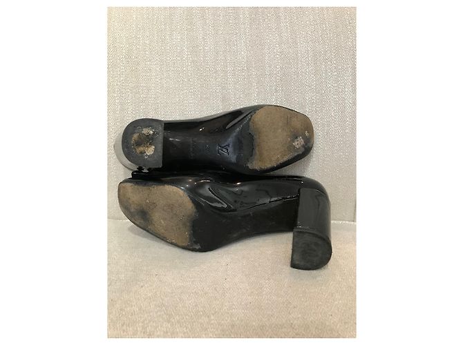 LOUIS VUITTON Absätze T.EU 37 Lackleder Schwarz - Ansicht 6