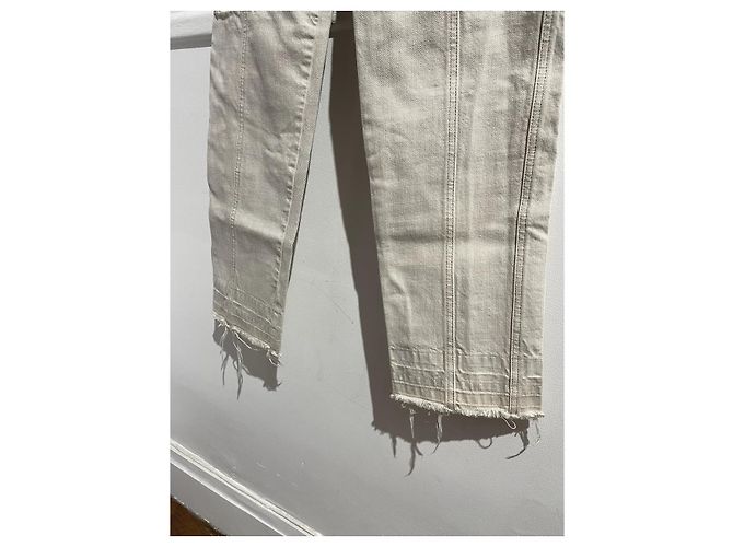 ISABEL MARANT ETOILE Jeans T.FR 34 Algodón Beige - vista 4