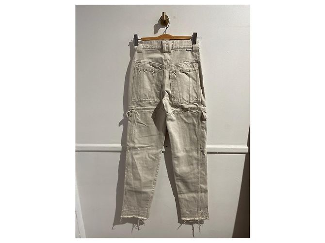 ISABEL MARANT ETOILE Jeans T.FR 34 Algodón Beige - vista 5