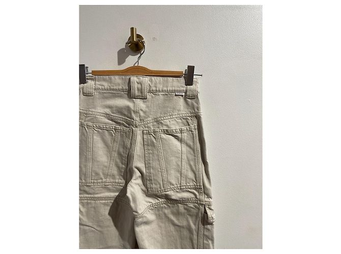 ISABEL MARANT ETOILE Jeans T.FR 34 Algodón Beige - vista 6