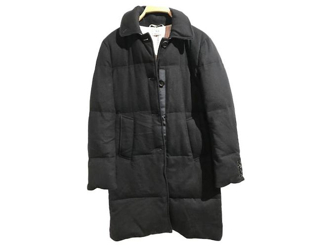 Abrigos THOM BROWNE Co T.International S Lana Negro - vista 9
