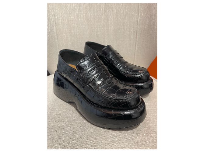 LOEWE Mules e zoccoli T.EU 38 Pelle Nero - vista 2